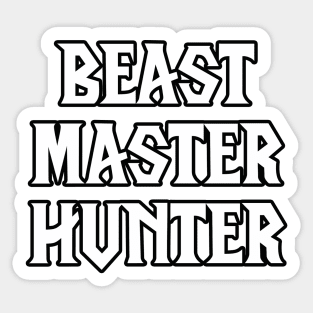 Beastmaster Hunter Sticker